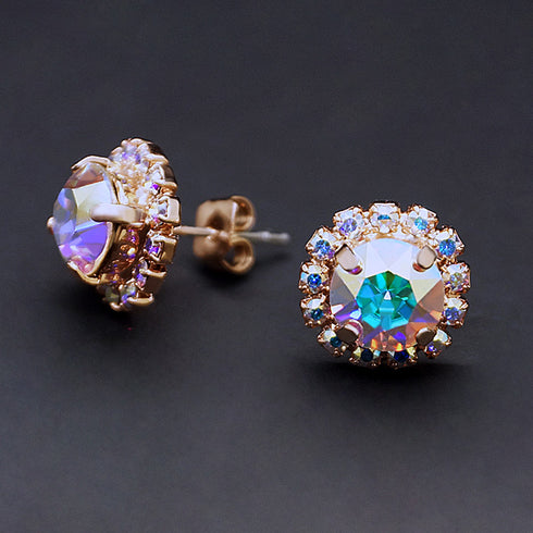 Auskari "Krāšņums III (Aurore Boreale)" ar Swarovski™ kristāliem